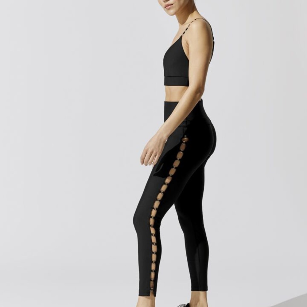 NWT Carbon 38 mini chain high rise leggings XS